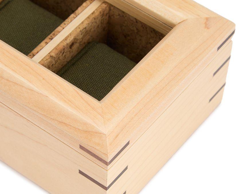 WOLF ANALOG/SHIFT FLATIRON II 5-PIECE WATCH BOX