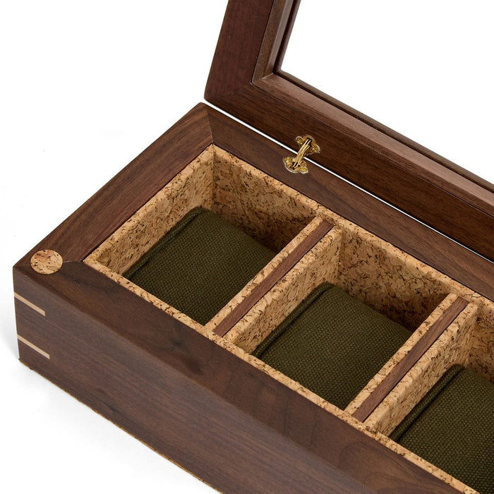 WOLF ANALOG/SHIFT FLATIRON II 5-PIECE WATCH BOX