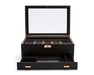WOLF Axis 10 Piece Watch Box with Drawer