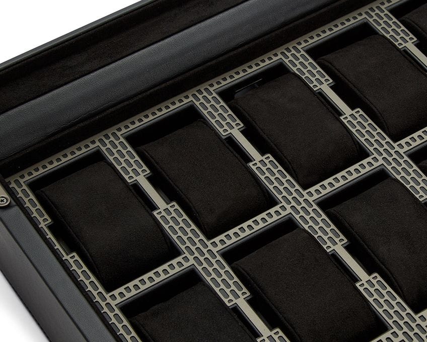 WOLF Axis 15 Piece Watch Box