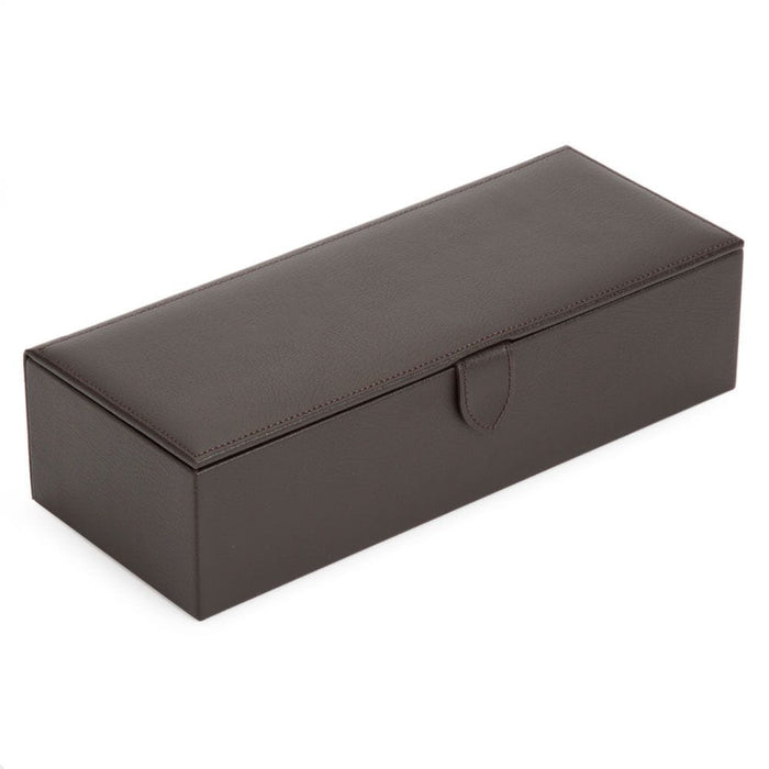 WOLF Blake 5 Piece Watch Box - Brown