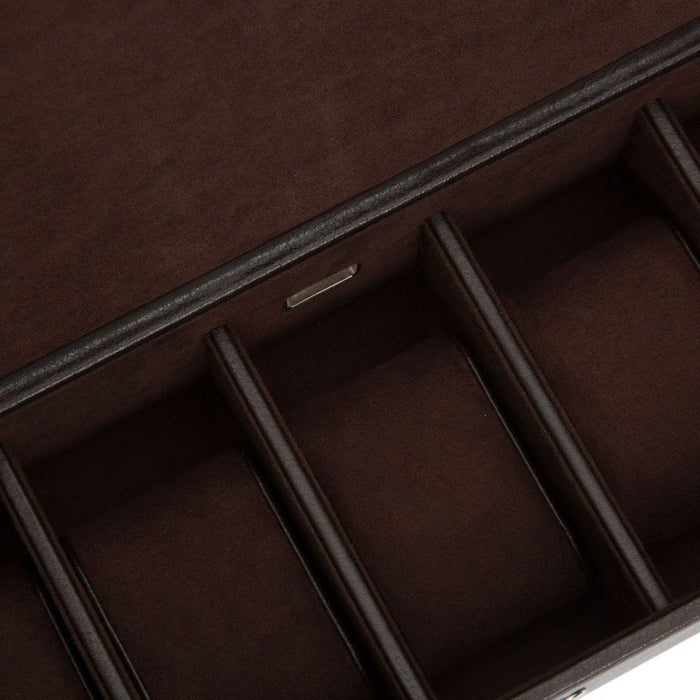 WOLF Blake 5 Piece Watch Box - Brown