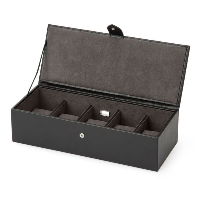WOLF Blake 5 Piece Watch Box - Brown