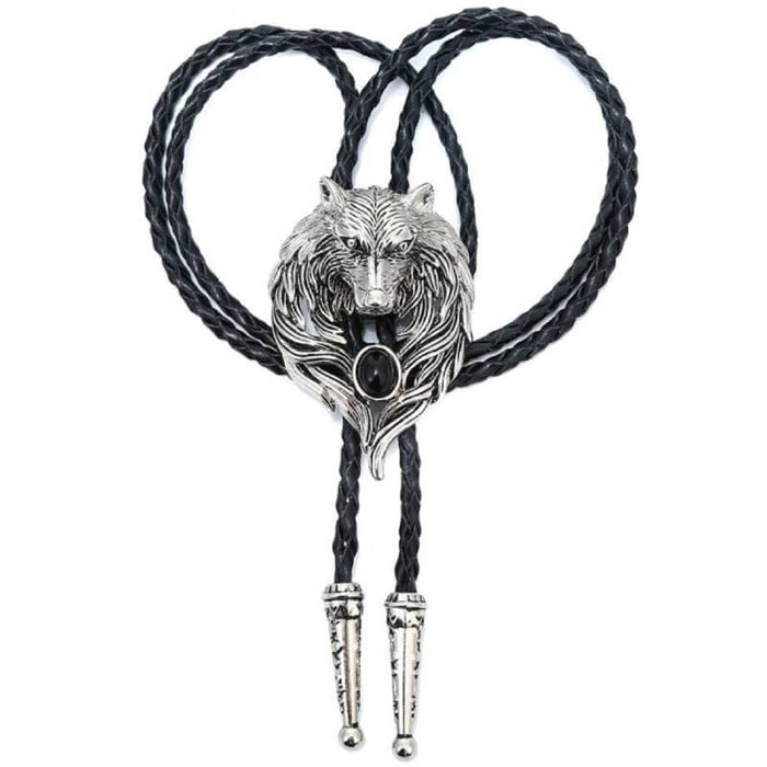 Wolf Bolo Necklace