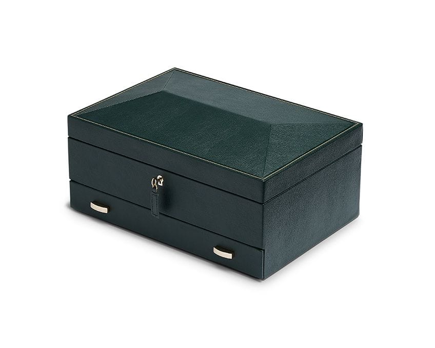 WOLF British Racing 10 Piece Watch Box with Storage