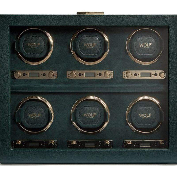 WOLF British Racing 6 Piece Watch Winder