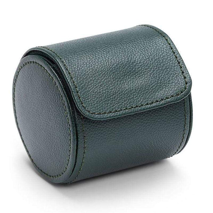 WOLF British Racing Green Single Watch Roll