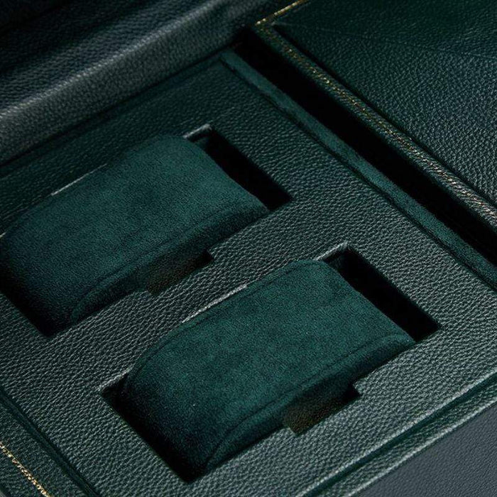 WOLF British Racing Triple Watch Winder with Storage