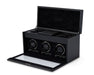 WOLF British Racing Triple Watch Winder with Storage