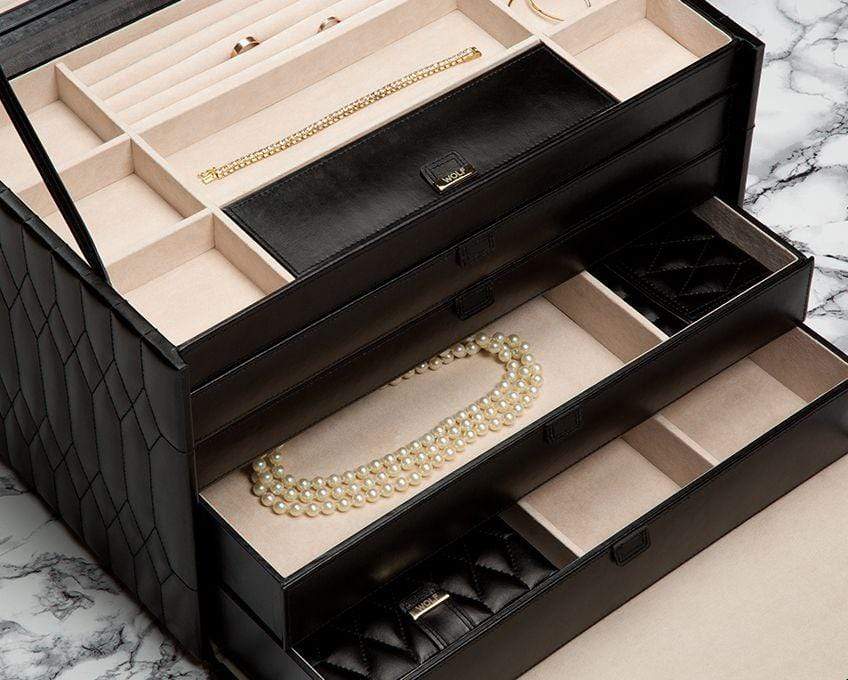 WOLF Caroline Extra Large Jewelry Case