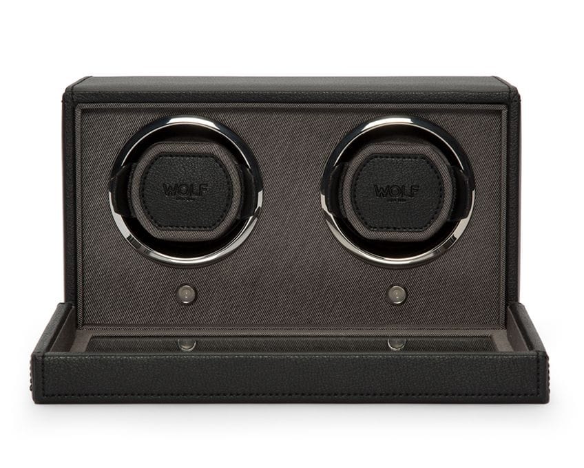 WOLF Cub Double Watch Winder with Cover