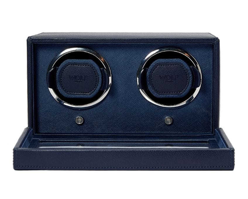 WOLF Cub Double Watch Winder with Cover