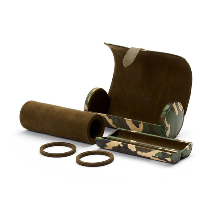 WOLF Elements Triple Watch Roll With Capsule
