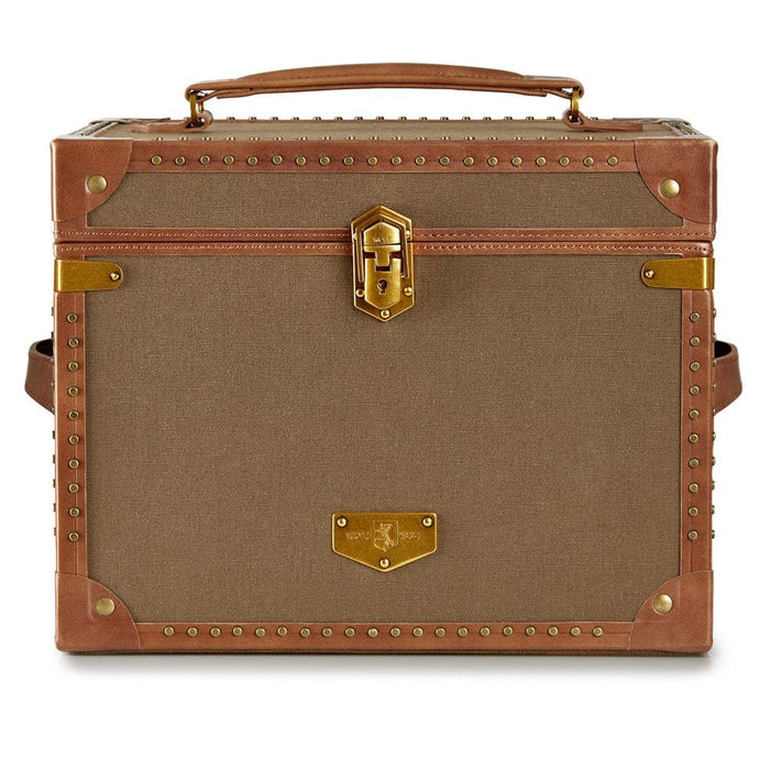 WOLF Ida Trunk Jewellery Box - Khaki