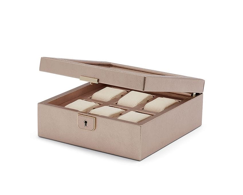 WOLF Palermo 6 Piece Watch Box