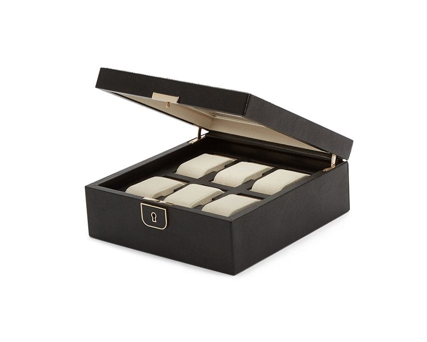 WOLF Palermo 6 Piece Watch Box