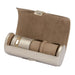 WOLF Palermo Double Watch Roll With Jewelry Pouch
