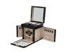 WOLF Palermo Single Watch Winder With Jewelry Storage