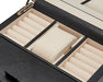WOLF Palermo Single Watch Winder With Jewelry Storage