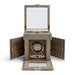 WOLF Palermo Single Watch Winder With Jewelry Storage