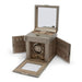 WOLF Palermo Single Watch Winder With Jewelry Storage