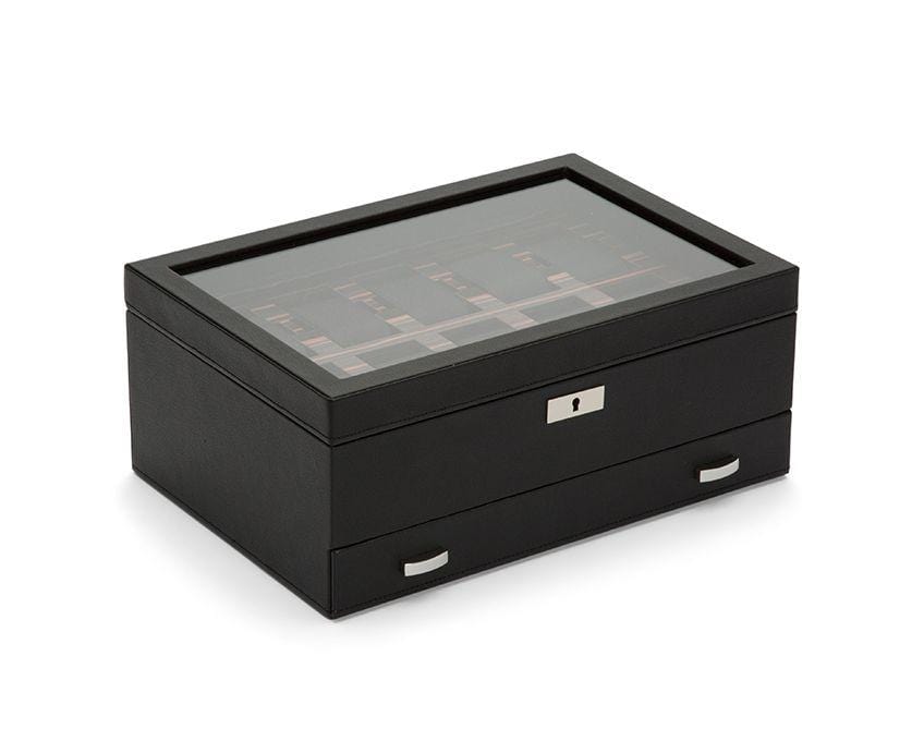 WOLF Roadster 10 Piece Watch Box with Drawer