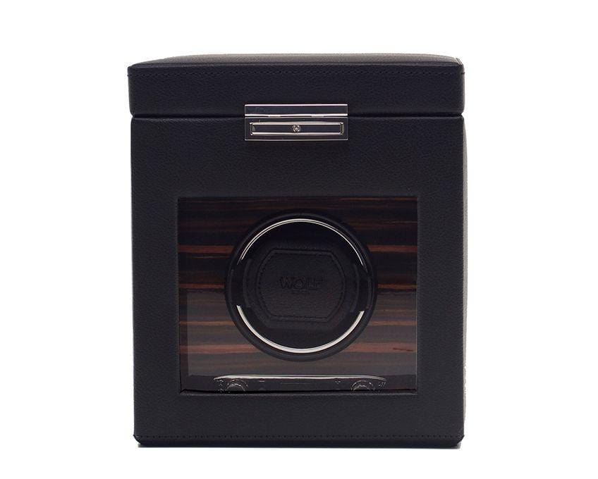 WOLF Roadster Single Watch Winder with Storage