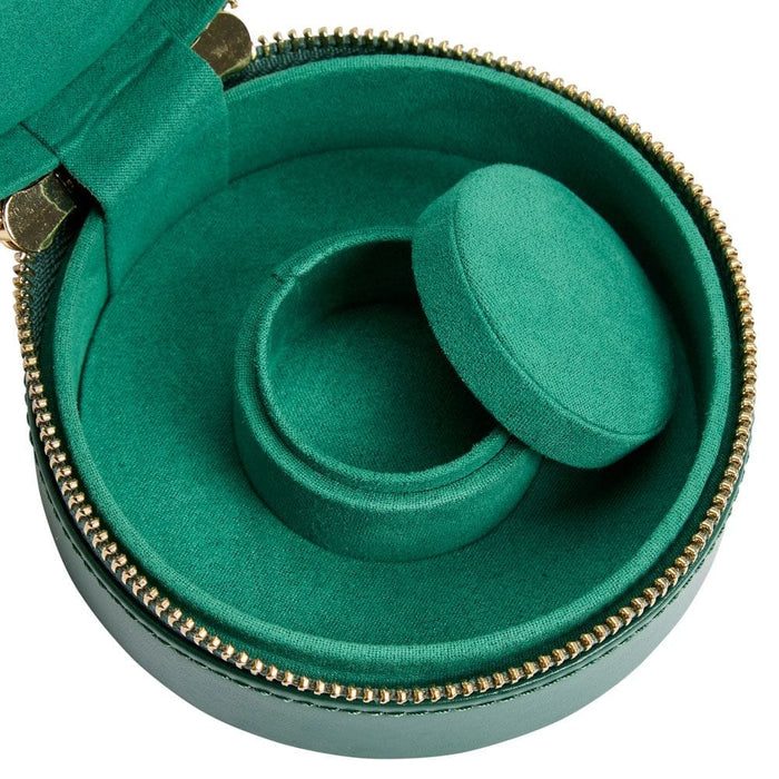 WOLF Sophia Round Zip Case - Forest Green