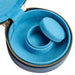 WOLF Sophia Round Zip Case - Indigo