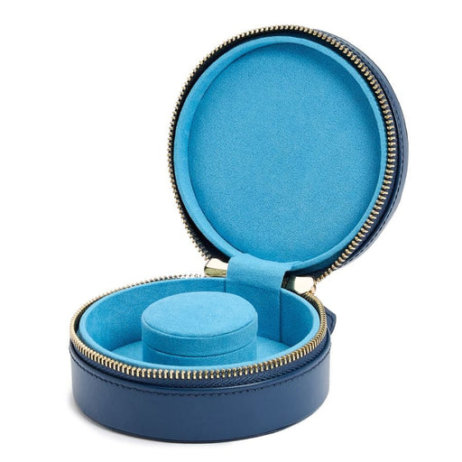 WOLF Sophia Round Zip Case - Indigo