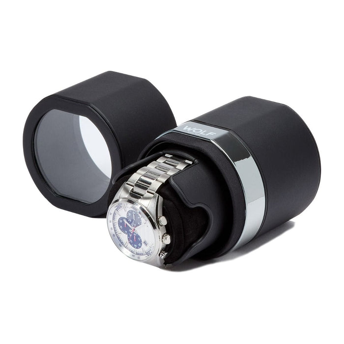 WOLF Travel Watch Winder - The Rocket - Black