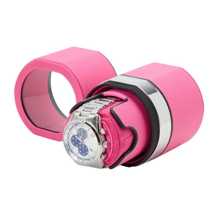 WOLF Travel Watch Winder - The Rocket - Pink