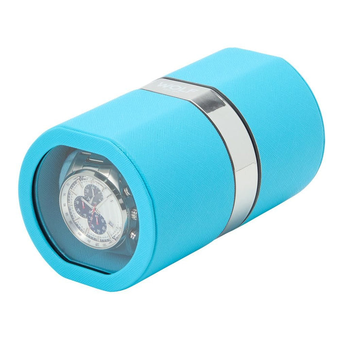 WOLF Travel Watch Winder - The Rocket - Robins Egg Blue