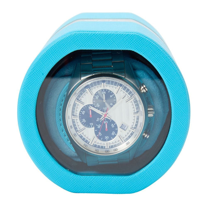 WOLF Travel Watch Winder - The Rocket - Robins Egg Blue