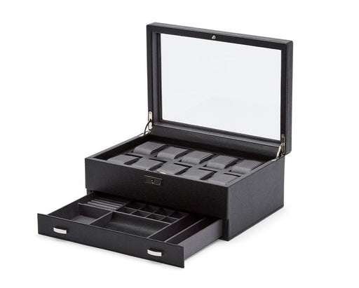 WOLF Viceroy 10-Piece Watch Box with Drawer