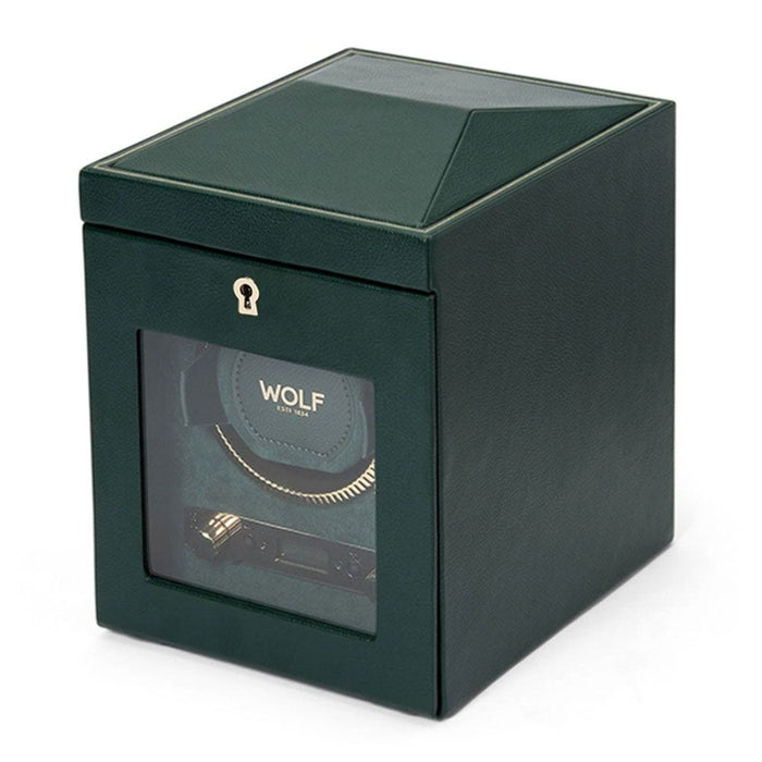 WOLF Watch Winder - British Racing Single Watch Winder - Green
