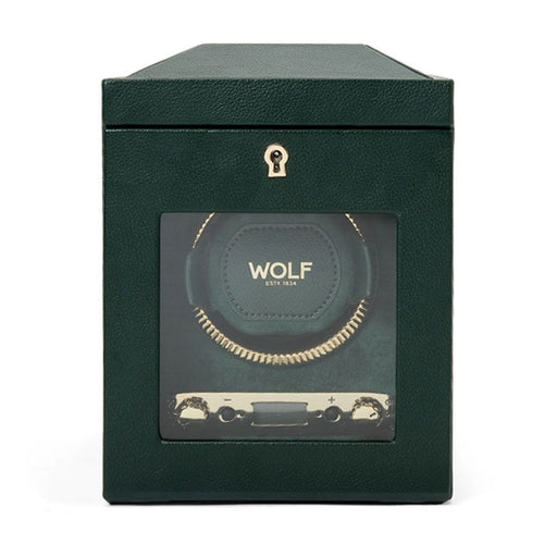 WOLF Watch Winder - British Racing Single Watch Winder - Green