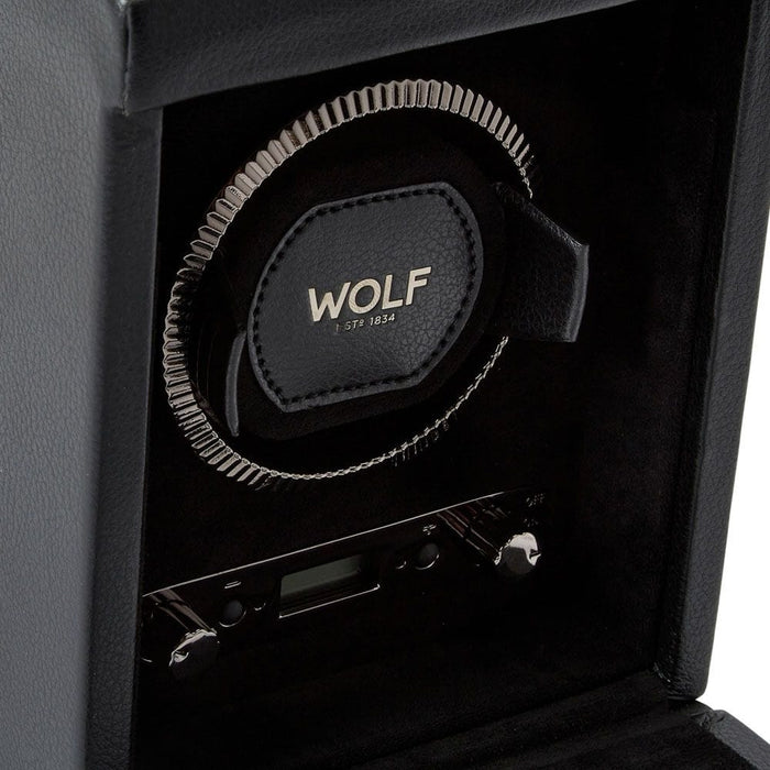 WOLF Watch Winder - British Racing Single Watch Winder - Black