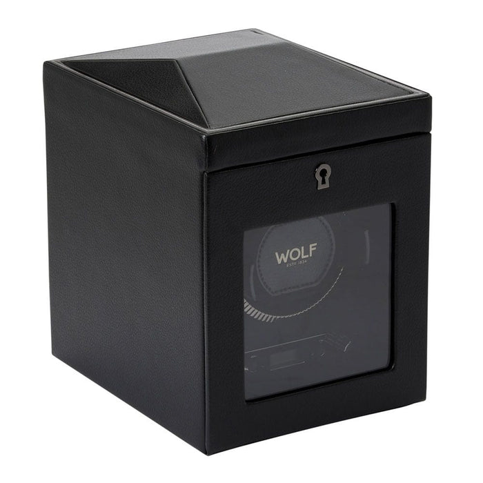 WOLF Watch Winder - British Racing Single Watch Winder - Black