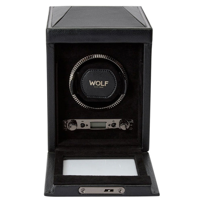 WOLF Watch Winder - British Racing Single Watch Winder - Black