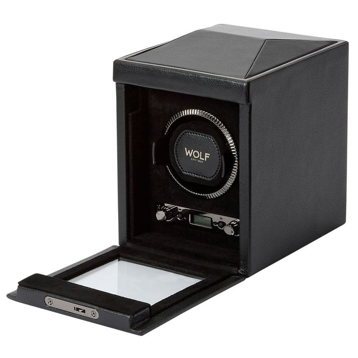 WOLF Watch Winder - British Racing Single Watch Winder - Black