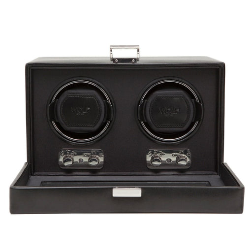 WOLF Watch Winder - Heritage Double Winder - Black