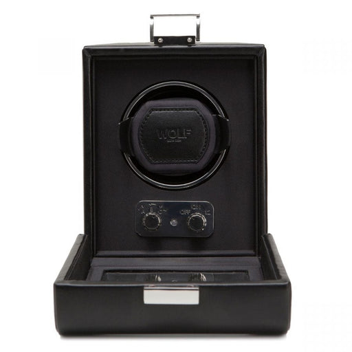 WOLF Watch Winder - Heritage Single Winder - Black