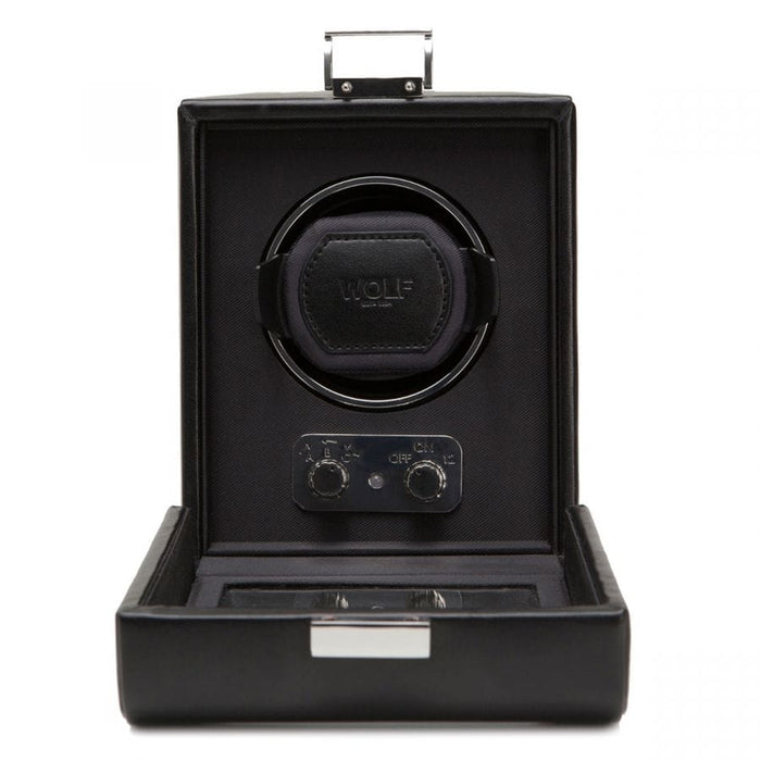 WOLF Watch Winder - Heritage Single Winder - Black