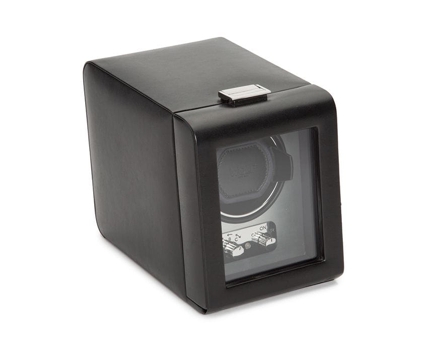 WOLF Watch Winder - Heritage Single Winder - Brushed Metal