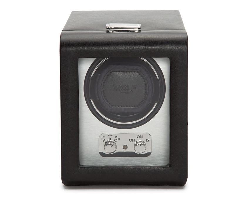 WOLF Watch Winder - Heritage Single Winder - Brushed Metal