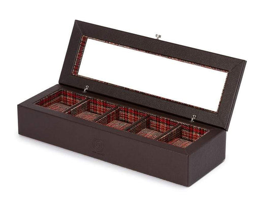 WOLF WM BROWN 5 Piece Watch Box