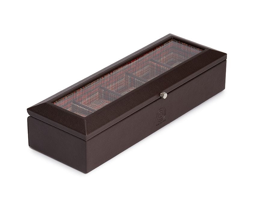 WOLF WM BROWN 5 Piece Watch Box