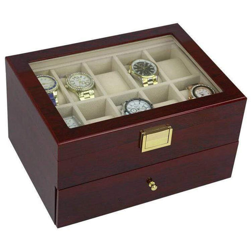 Wooden Watch Collection Storage Box