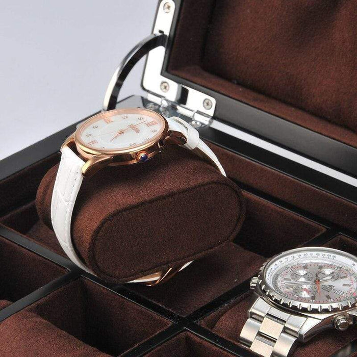 Premium Watch Box with Convenient Pocket